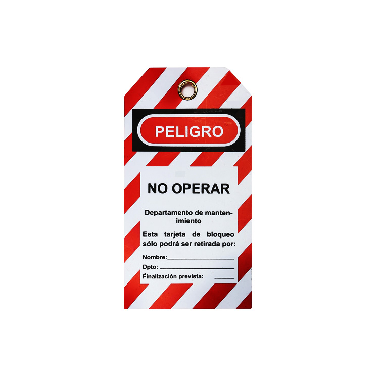 Electrical Industrial Safety Lock Out Tagout Tags