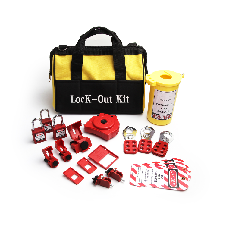 OEM Factory Electric Lock Out Bag Safety Steel Padlock Lockout Kits