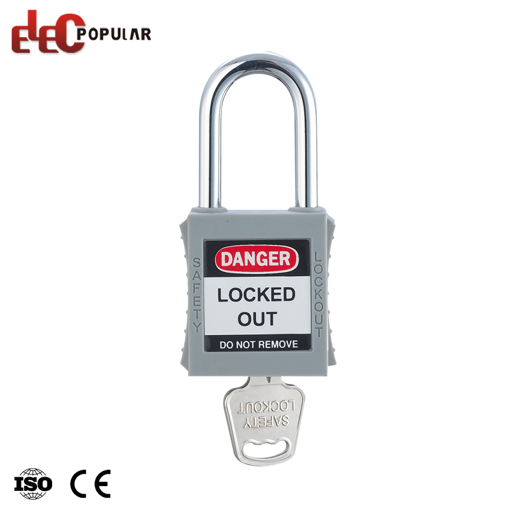 China Top Security Cheap Steel Shackle Nylon Lock Body Padlocks