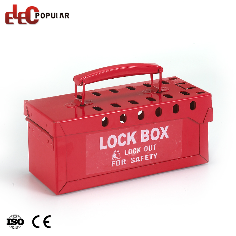 Factory Wholesale High Capacity Safety Metal Group Lockout Box