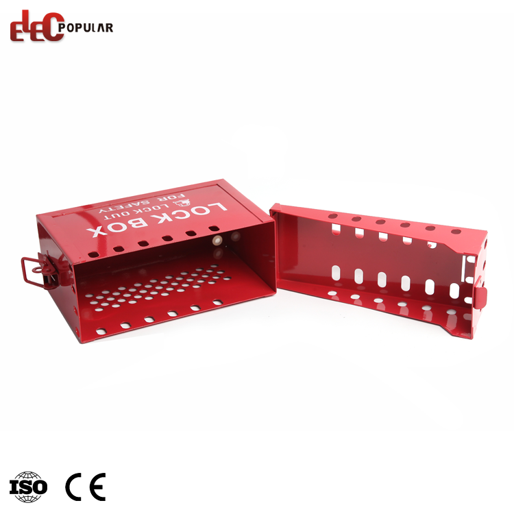 Factory Wholesale High Capacity Safety Metal Group Lockout Box